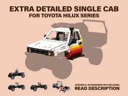 EXTRA DETAILED Single Cab for Toyota Hilux