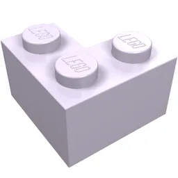 Brick 2 x 2 Corner / Lavender