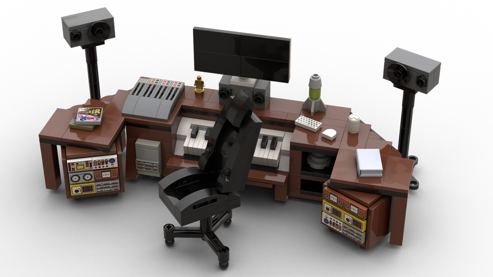 Lego Music Production Control room