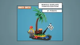 Minifig Display: Pirates Edition (#1 Pirate)