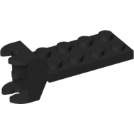 Lego Hinge Plate 2 x 4 with Articulated Joint - Female / Black
