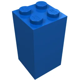 Brick 2 x 2 x 3 / Blue