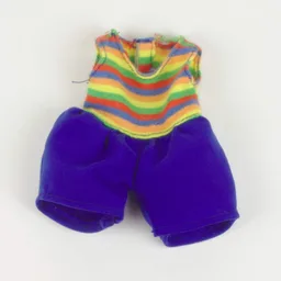 Duplo Pants with Rainbow Top / Blue