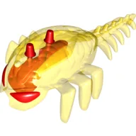 Large Figure Head / Brain with Red Centre / Trans-Yellow