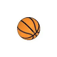 Sports Basketball [Plain] / Orange