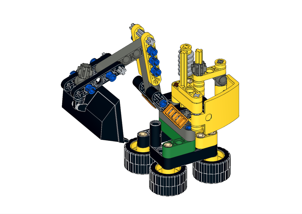 Lego Harbor Excavator