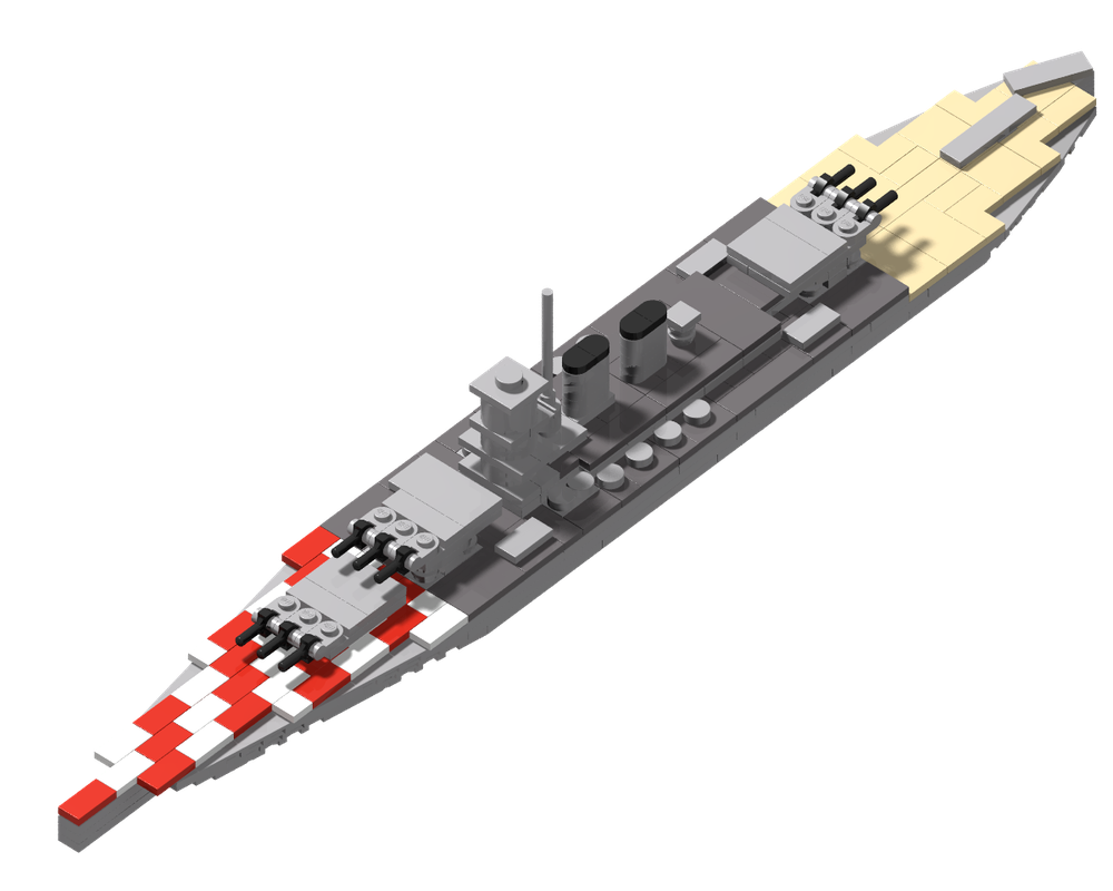 Lego 1:560 Scale Vittorio Veneto Class Battleship