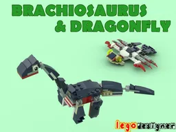 31088 Brachiosaurus & Dragonfly Alternate Build