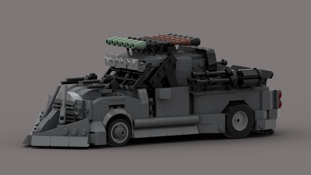 Lego 2002 Dodge Ram - Death Race (2008) - 8 stud wide