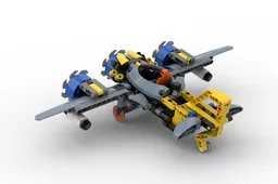 42201 Trimotor Propeller Plane