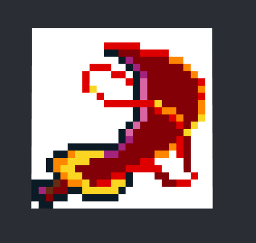 Lego Blood Sword Mosaic (From Dead Cells)