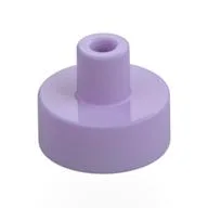 Tile Special Round 1 x 1 with Hollow Bar / Lavender