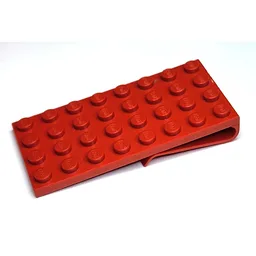 Scala, Plate Special 4 x 8 with Clip / Red