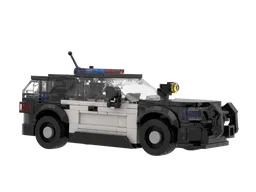 2020 Ford Police Interceptor Utility (black and white)