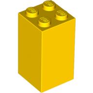 Lego Brick 2 x 2 x 3 / Yellow