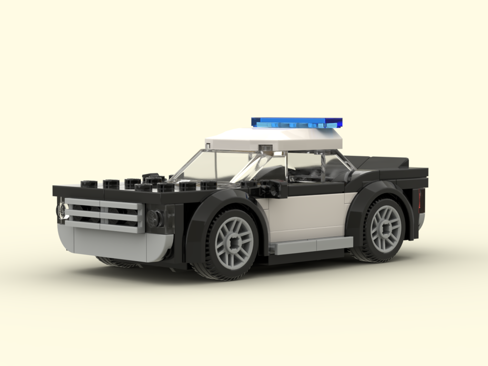 Lego 1980s-Style Police Car
