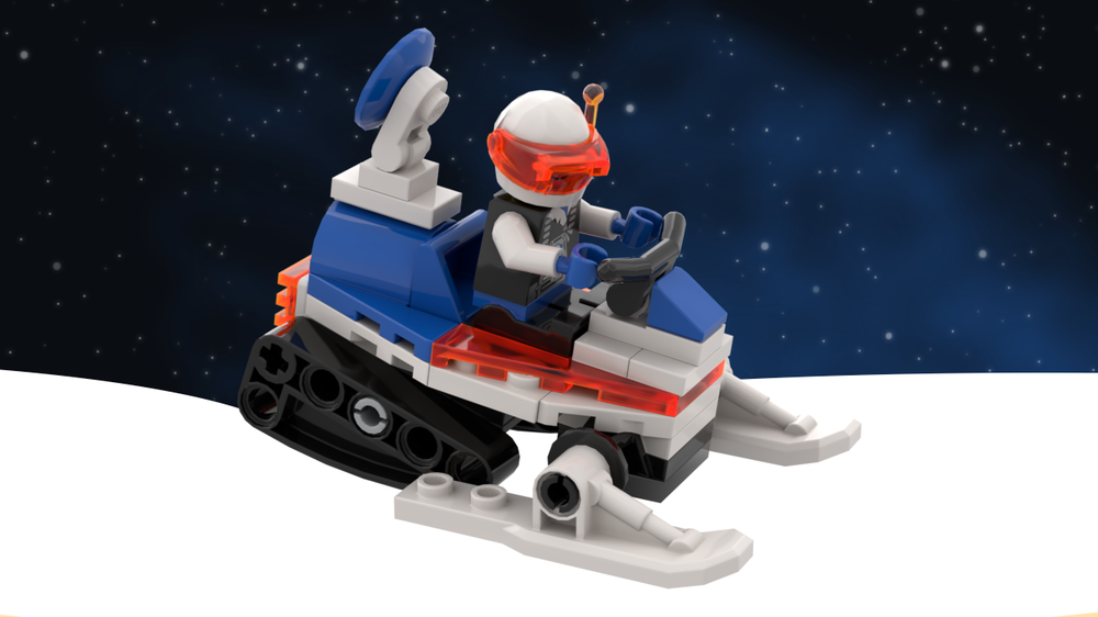 Lego Ice Planet: Reimagined Snowmobile MOC