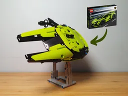 Green Lamborghini Millennium-Falcon (42161 Alternate Build)