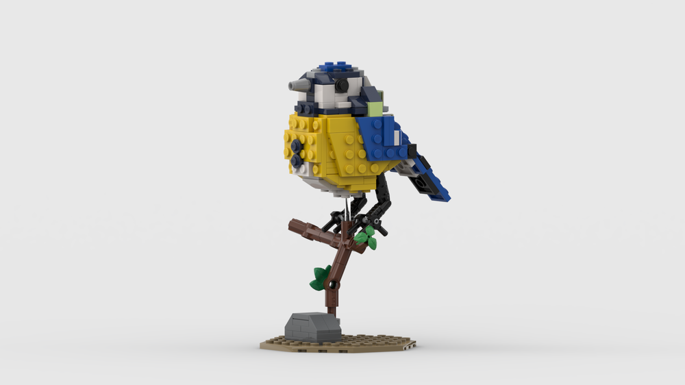 Lego Eurasian Blue Tit - Cyanistes caeruleus
