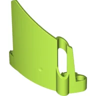 Technic Panel Fairing #22 Large Short, Small Hole, Side A / Lime