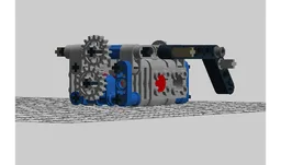 Flat 4 Engine with engine mounts
