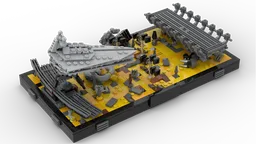 The Force Unleashed Diorama - Pulling Down the Destroyer