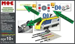 Passengers Train 60197 with Color Sensor update and Powered Up App control panel 88007