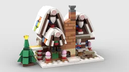 Mini 10267 Gingerbread House