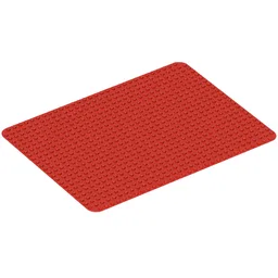 Baseplate 24 x 32 with Rounded Corners / Red