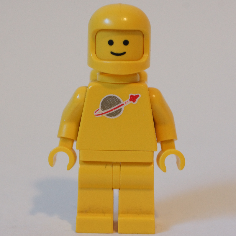 Lego Classic Spaceman, Yellow with Airtanks (3842a Helmet)