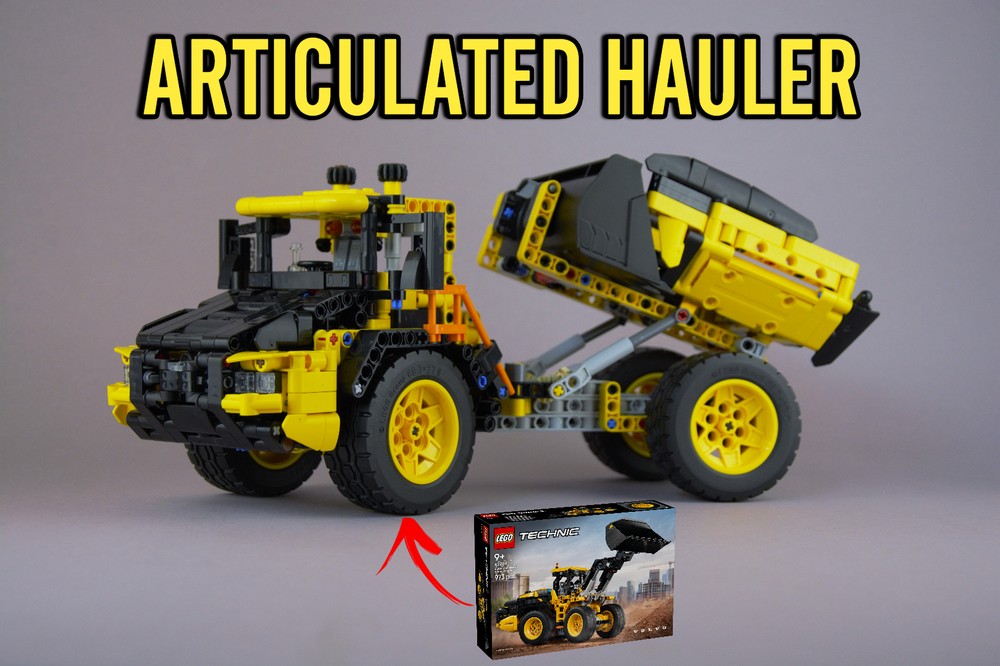 Lego Articulated Hauler - 42209 B model custom alternate