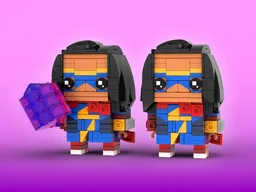Ms Marvel Brickheadz LEGO MOC - Marvel Studios Ms Marvel