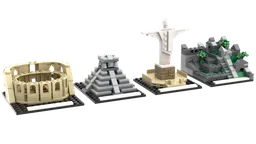 The missing 4 wonders of the world of wonders set 40585