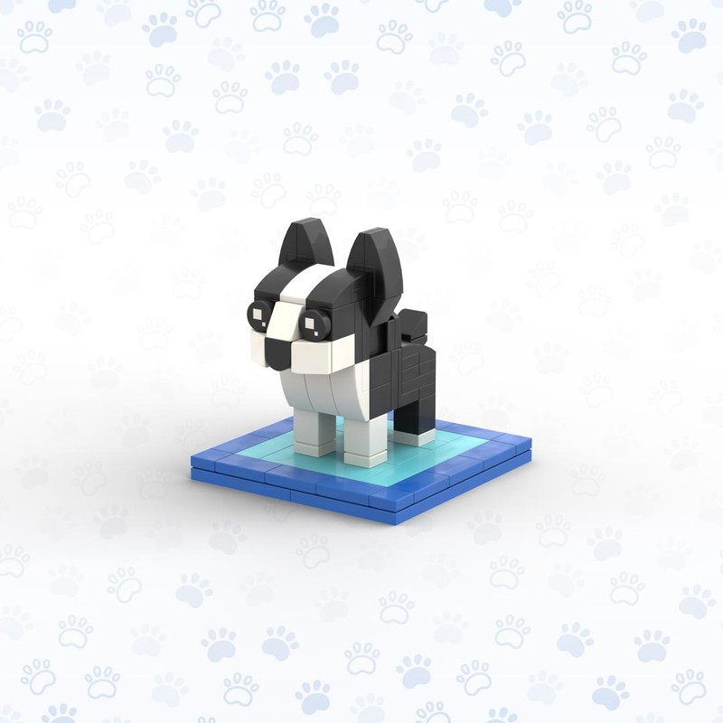 Lego Boston Terrier (DG003)