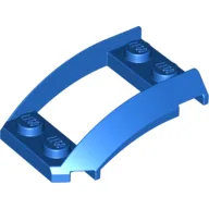 Wheel Arch, Curved Wedge 4 x 3 with 2 x 2 Opening and 4 Studs / Blue