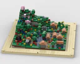 4x4 Micro Village with Map Base 1