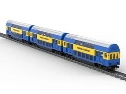 Double Deck Train Car (version 2, optimized for R40)