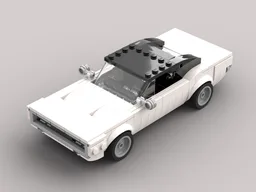 '68 white Charger