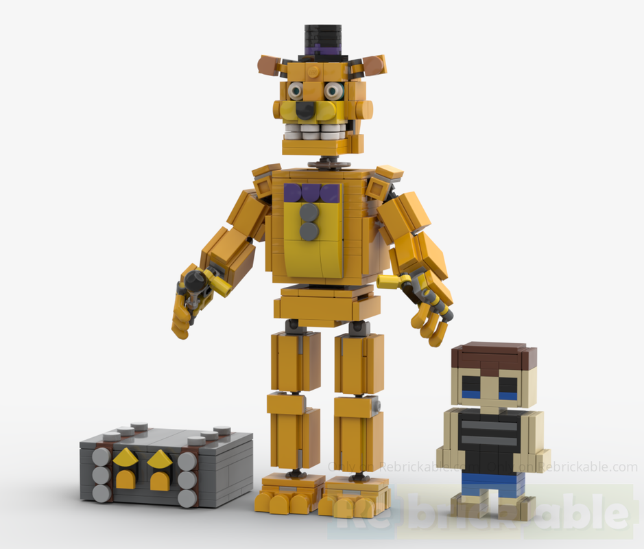 Lego Fredbear - Five Nights at Freddy's 4