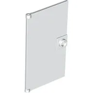 Door 1 x 4 x 6 Smooth with Square Handle Plinth / White