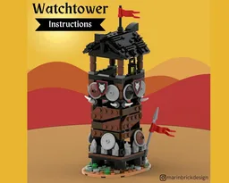 Wolfpack Watchtower - Lego Castle Moc