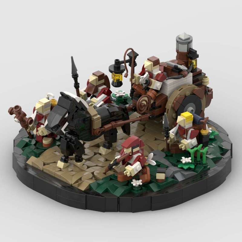 Lego On the way to the military show