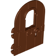 Lego Door 1 x 4 x 6 Round Top with Window and Keyhole, Non Reinforced Edge