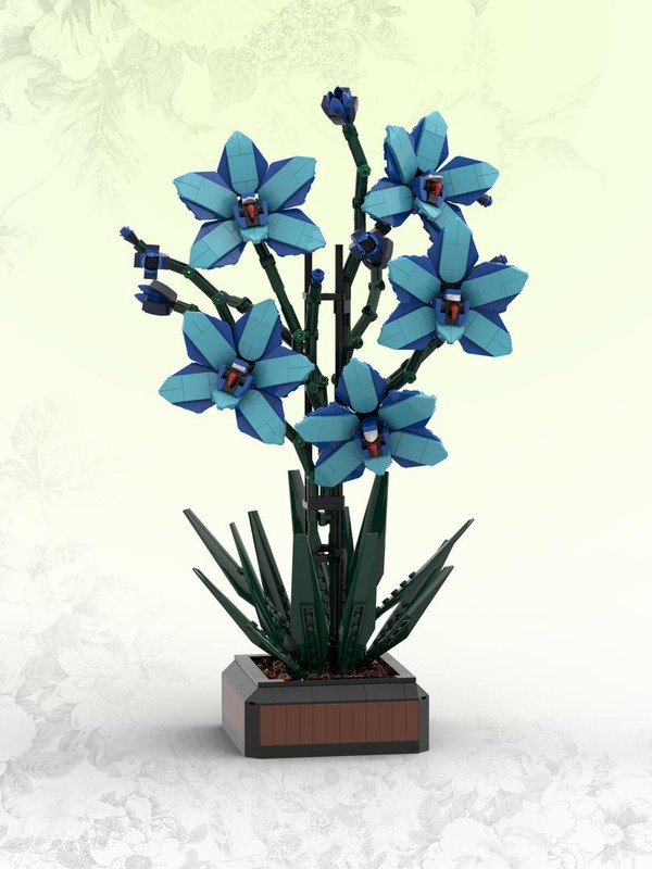 Lego Blue Cymbidium (BT022)