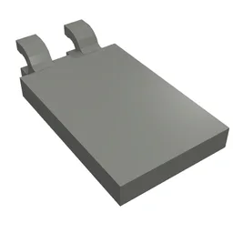 Tile Special 2 x 3 with 2 Clips [Thick U Clips] / Dark Bluish Gray
