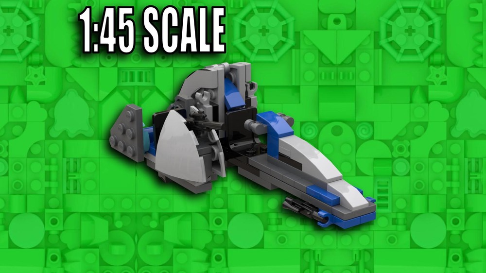Lego 332nd BARC Speeder Star Wars Battle Pack Alternate Build
