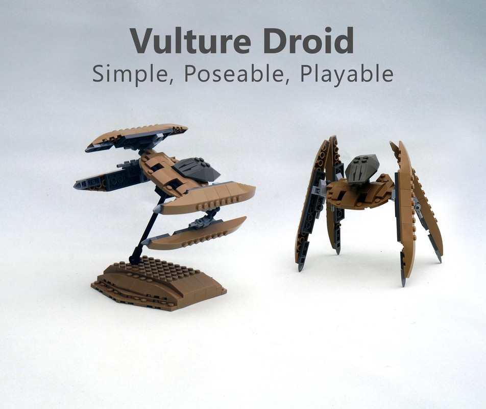 Lego Vulture Droid from Star Wars Episode 1