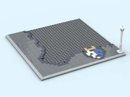 Baseplate for 70404 Modular Corner Castle