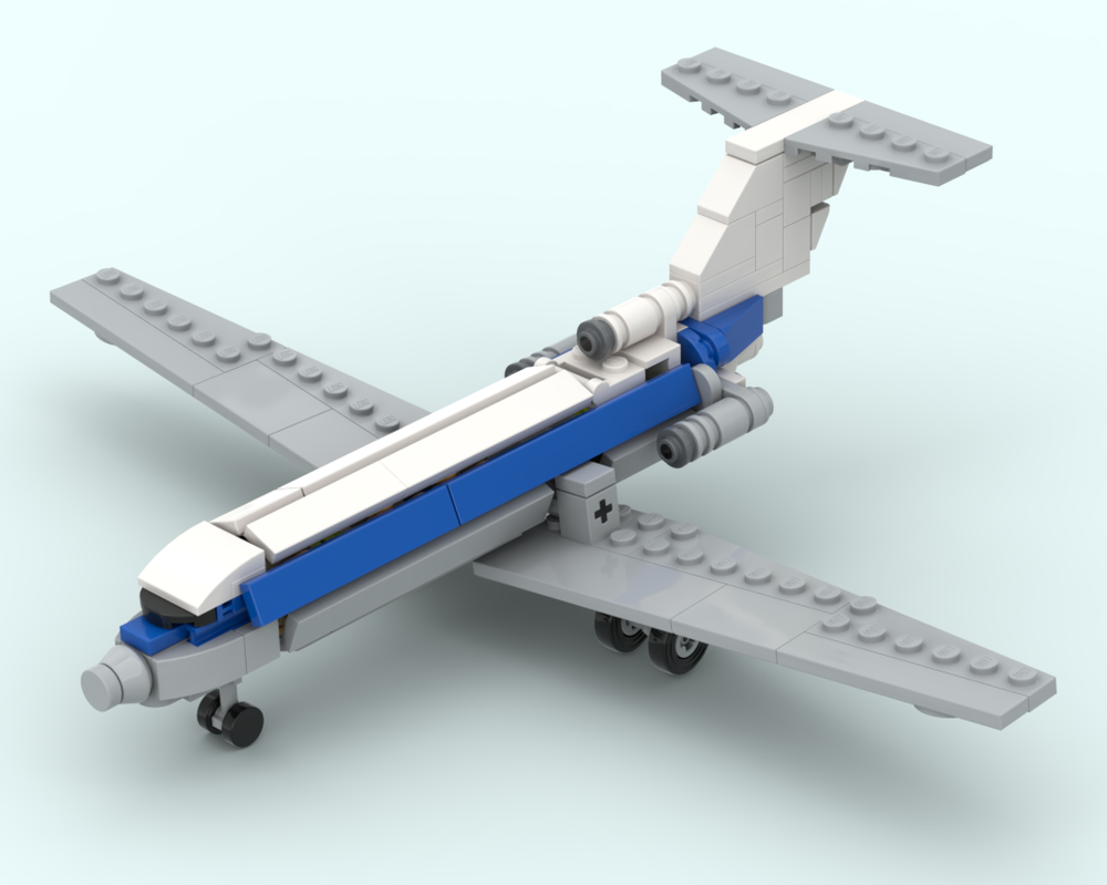 Lego Yakovlev Yak-40 - Aeroflot Livery