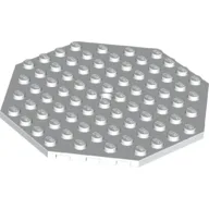 Plate Special 10 x 10 Octagonal with Hole / White